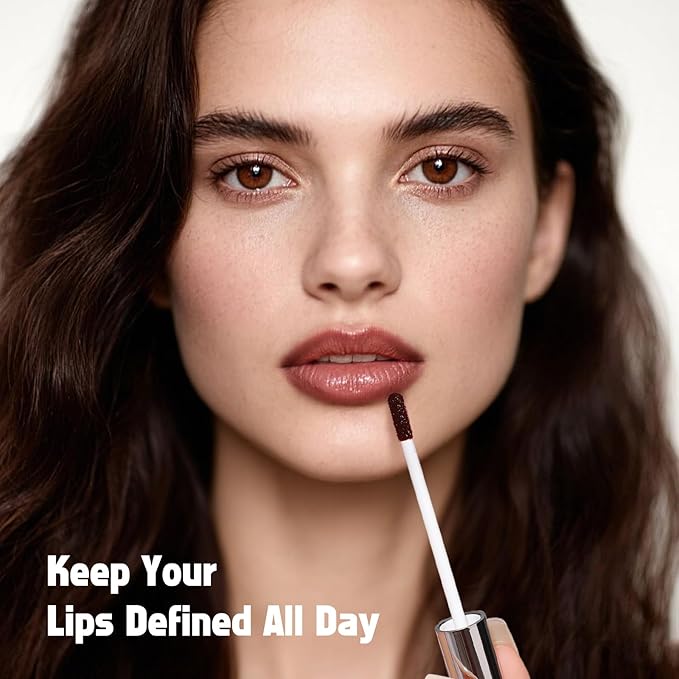 KIMUSE Peel Off Lip Liner Stain, Long Lasting Lip Tint Stain Peel Off, Waterproof, Transfer-Proof, Highly Pigmented Color Peel Off Lip Stain Liner, Matte Finish-Velvo Beauty