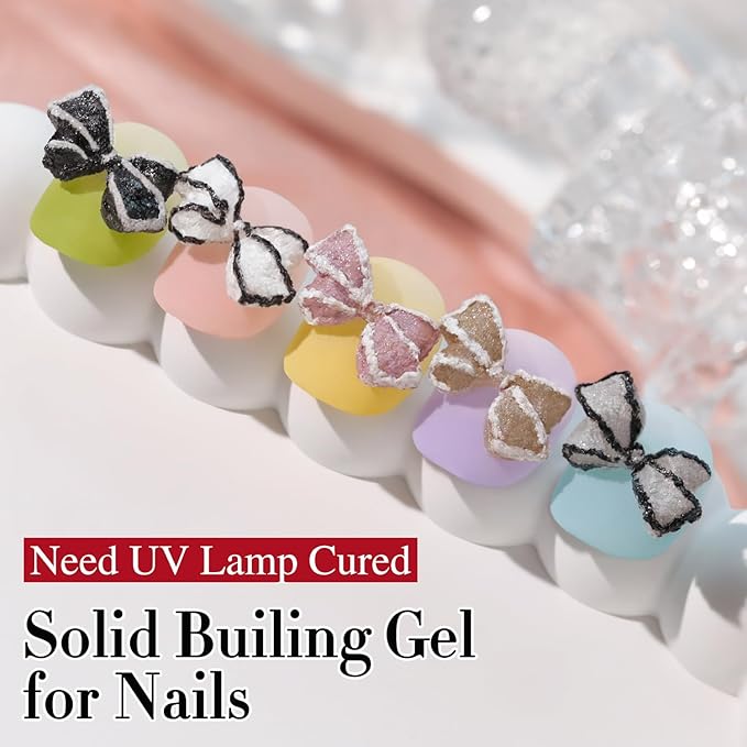 Double Rhythm 3D Nail Gel Solid Sculpting Gel for Nail Art Non-Sticky Hard Gel for Building Carving Molding Nail Extension Soak Off UV/LED Salon Home DIY 0.5 Oz (Gypsum Dark Gold)-Velvo Beauty