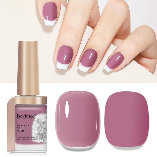 Quick Dry Nail Polish, Nail Lacquer Non-Gel Nail Art Polish for Fall and Winter, Air Fast Drying Nail Pigment High Coverage Fingernail Concealer Polish, 1PC 12ML Long Last-Velvo Beauty