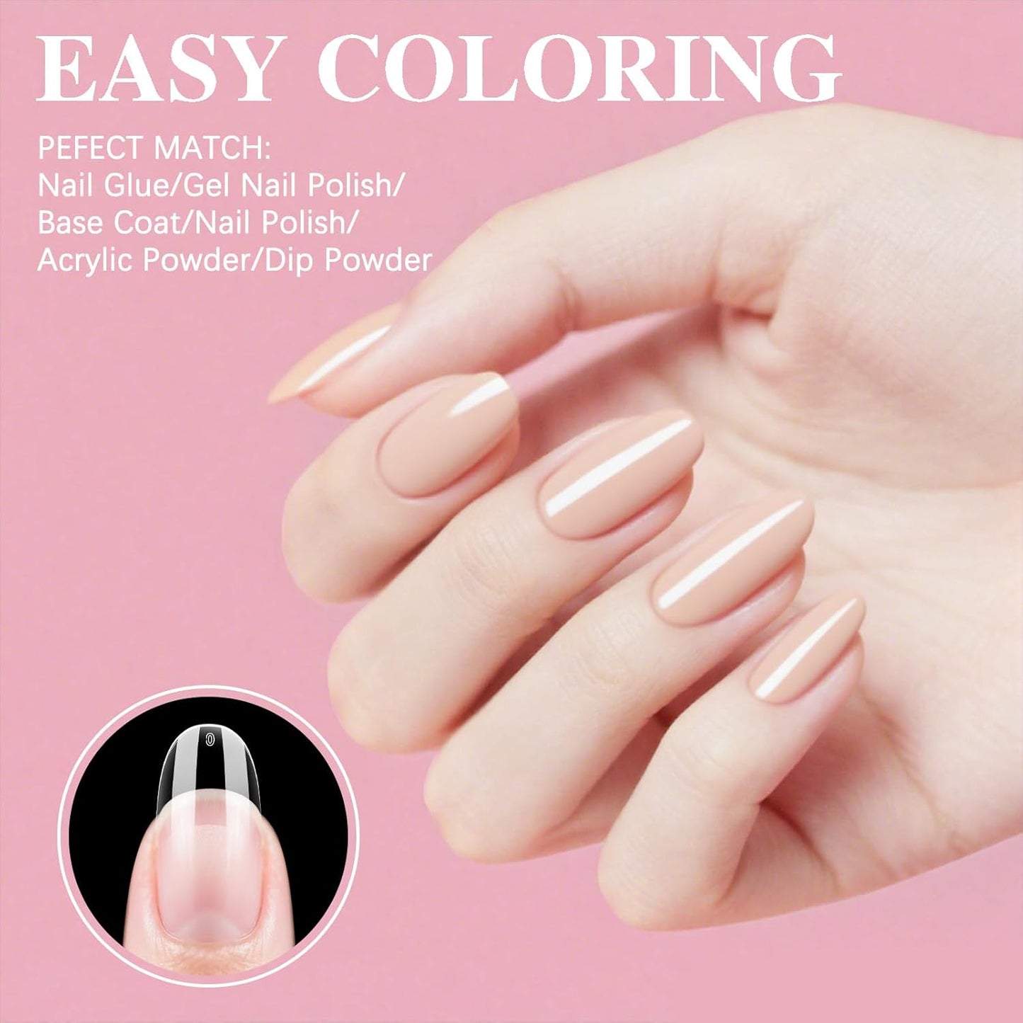 Medium Oval Nail Tips, SSWSBYKE 300pcs Soft Gel Nail Tips for Full Cover Pre-Shaped Acrylic Fake Nails Tips 15 Sizes Half Matte Press On Nails for Extension Home DIY Salon-Velvo Beauty