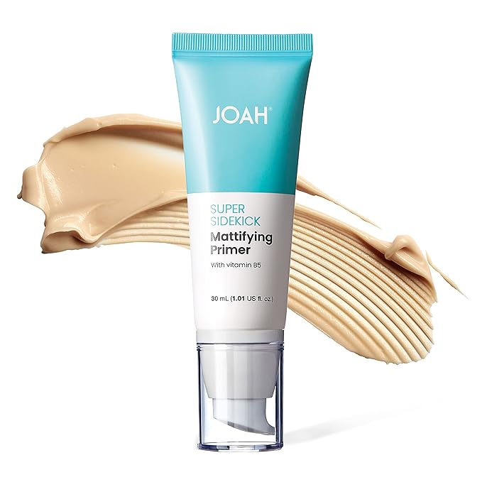 JOAH Beauty Super Sidekick Mattifying Makeup Primer, Pore Minimizing Matte Finish, Hydrating and Long Lasting Korean Face Primer for Oil Control, Helps Smooth, Blur Skin, For All Skin Types, 1.01 Oz-Velvo Beauty