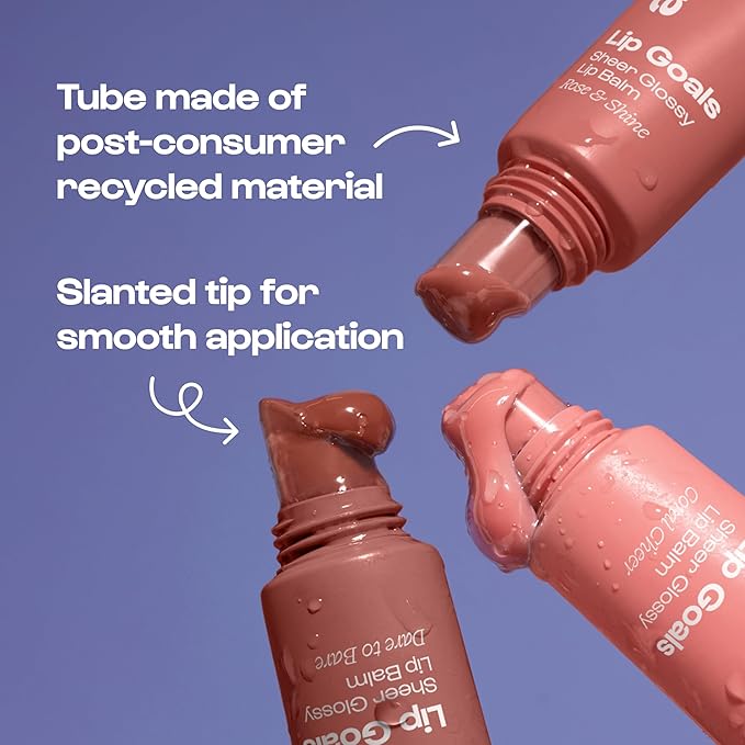 ALLEYOOP Lip Goals Trio, 3-Piece Lip Balm Set - Hydrating & Moisturizing Lip Care for Cracked Lips - Natural Plumping Lip Moisturizer That Smooths, Soothes, & Protects - Vegan-Velvo Beauty