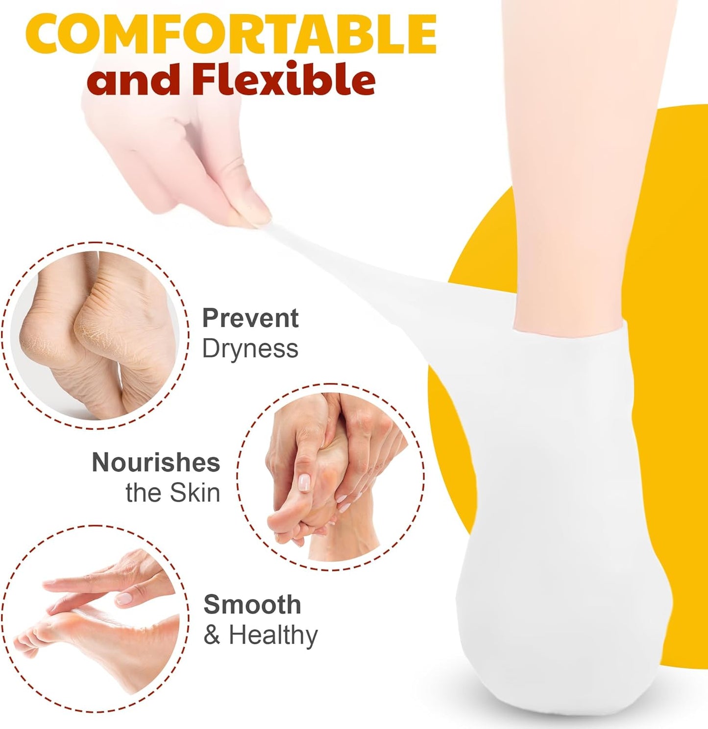 The Foot Guru Moisturizing Socks-Velvo Beauty