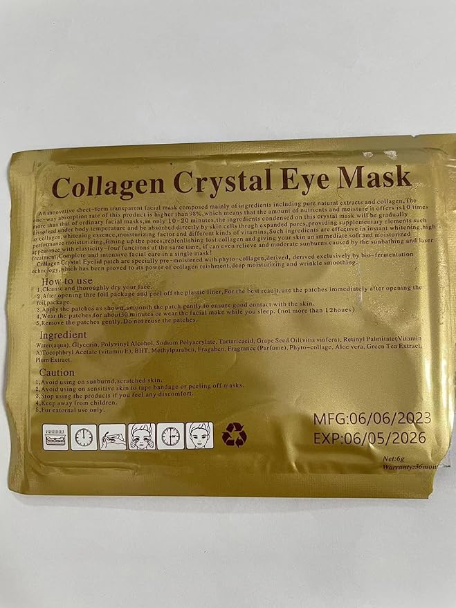 30 Pairs 24K Gold Eye Pads Under Eye Mask,Collagen Crystal Under Eye Patches Moisturizing Eye Gel Pads,Under Eye Masks for Wrinkles,Puffy Eyes & Dark Circles,Eye Patch for Beauty Eye Care-Velvo Beauty