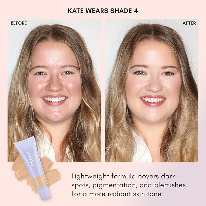 Clover Skin Is In Serum Foundation | Hydrating Face Serum, Lightweight Foundation, Cruelty-Free & Vegan | With Squalane And Sunflower Seed Wax | 30 ml - Shade 04 (Light)-Velvo Beauty