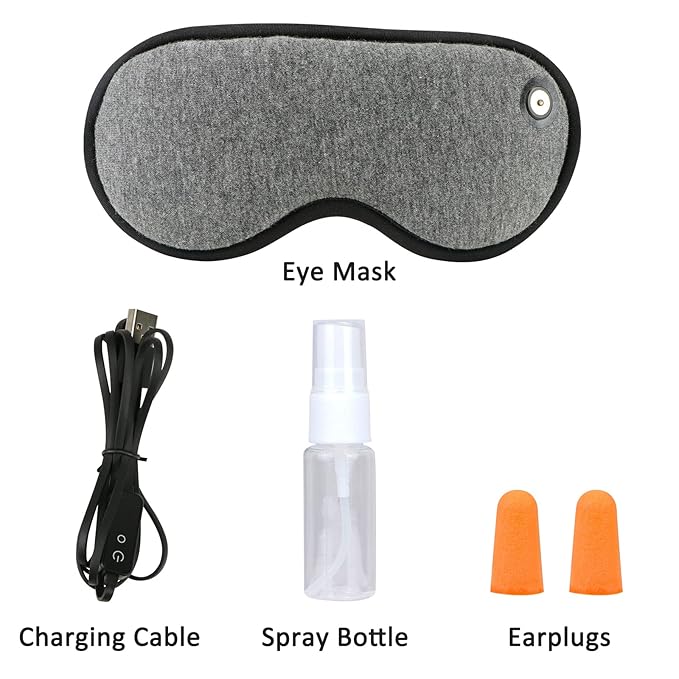 Heated Steam Eye Mask, Warm Compress For Eyes, Pressure Relief Eye Mask For Sleeping, Relieve Eye Fatigue and Eye Strain-Velvo Beauty