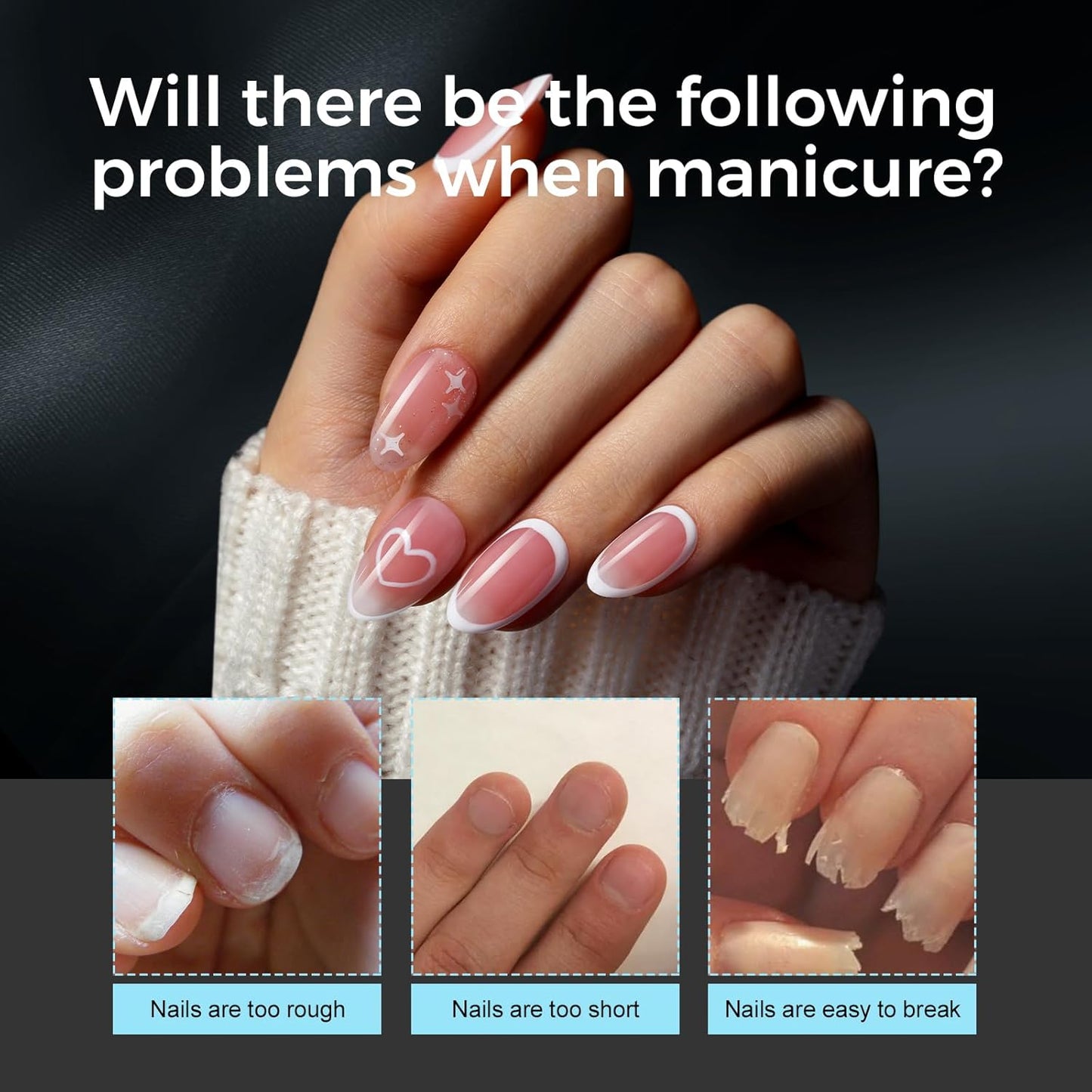 TOMICCA Short Almond Nail Tips, 15 Sizes 240Pcs Acrylic Nail Kit with Almond Nail Tips - Clear Press-On Nails for Extension, DIY Manicure Set, Gel & Acrylic Nail Tips Natural Fake Nails-Velvo Beauty