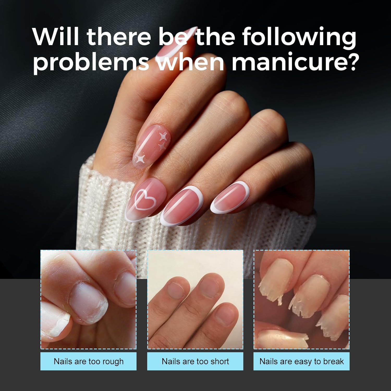 TOMICCA Short Almond Nail Tips, 15 Sizes 240Pcs Acrylic Nail Kit with Almond Nail Tips - Clear Press-On Nails for Extension, DIY Manicure Set, Gel & Acrylic Nail Tips Natural Fake Nails-Velvo Beauty