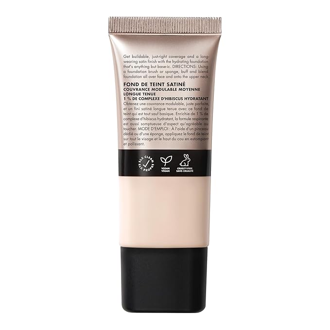 e.l.f. Soft Glam Foundation, Medium Coverage, Long-Lasting & Buildable Foundation For A Smooth, Satin Finish, Vegan & Cruelty-Free, 10 Fair Cool-Velvo Beauty