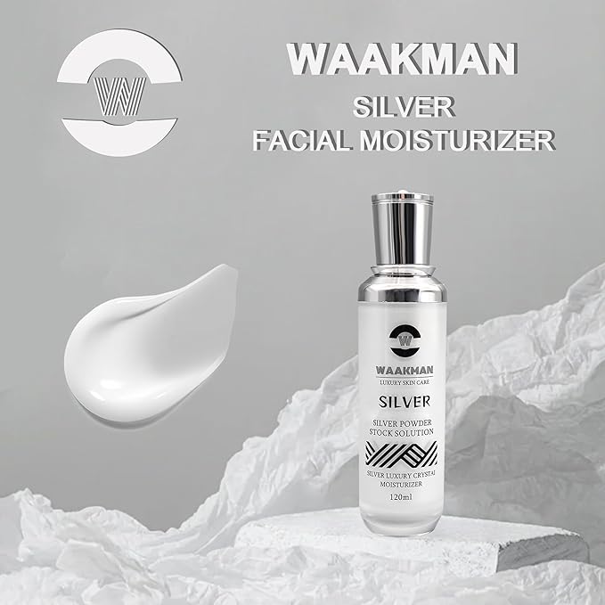 Luxury Skin Care Silver Solution, Facial Cream, Moisturizer, Toner and Serum-Velvo Beauty