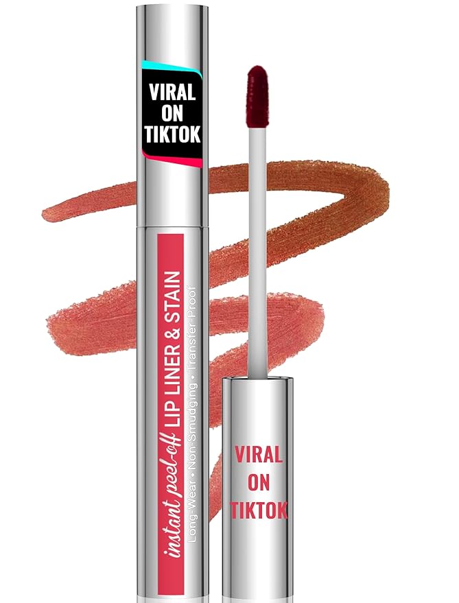 iMethod Lip Stain - Lip Liner Stain, Natural Long Lasting Lip Stain Peel Off, Waterproof Stay On All Day, Transfer-Proof, Highly Pigmented, Instant Peel Off Color, Cocoa-Velvo Beauty