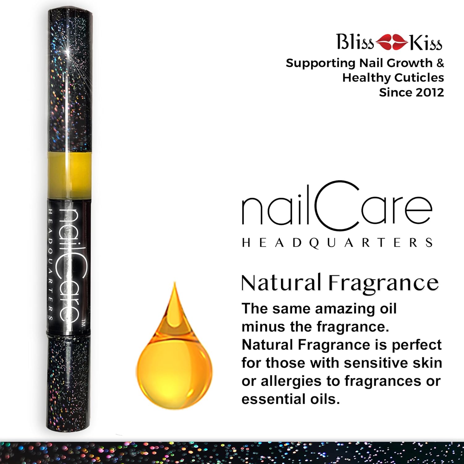 Nail Care Headquarters Cuticle Oil Pen for Nails - Nail Strengthener & Growth Serum for Damaged Nails, Hangnails w/Jojoba cuticle oil—Natural Fragrance - from Bliss Kiss-Velvo Beauty