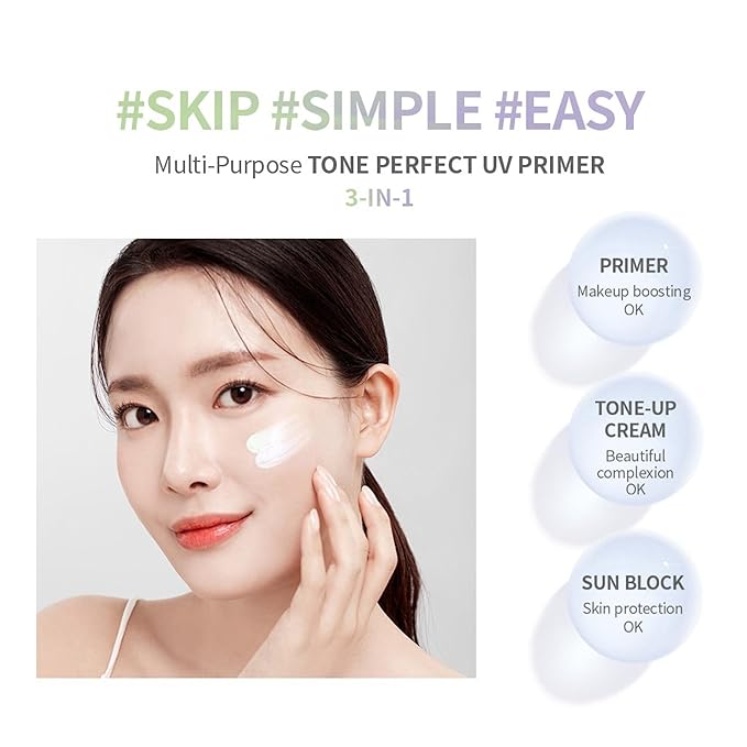 Korean Face Primer 30ml - Korean Makeup & Skincare Lightweight Corrector Base SPF40 Green Cream Corrector - Reduces Redness, Moisturizes for Red, Anti Red, Sensitive Skin with Aloe-Velvo Beauty