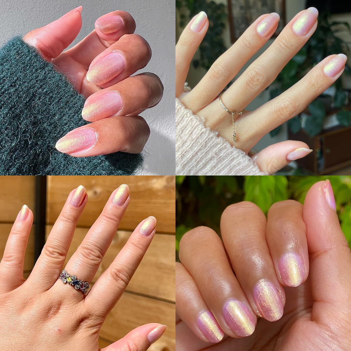 Olive & June Quick Dry Nail Polish | Instant Fast-Drying Smudgeproof Color | 15-free Vegan Cruelty-Free Formula | Lasts up to 5 Days | Salon-Quality Manicure Pedicure at Home | Sugarcoat Shimmery Pink-Velvo Beauty