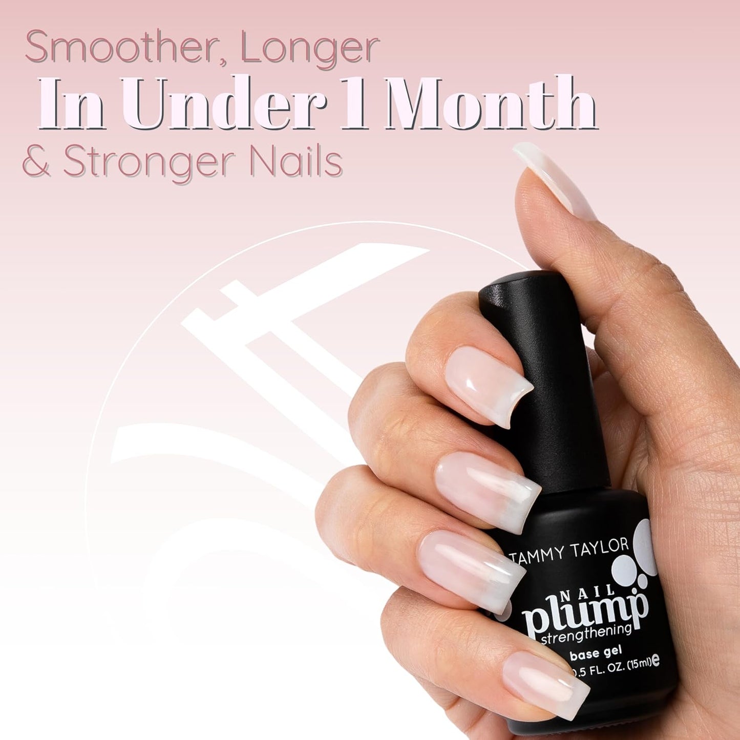 Tammy Taylor Nail Plump Nail Hardener | Extra Strength Healthy Natural Nail Strengthener Polish for Thin Nails and Split Nail Growth Oil Treatment | Helps Repair Nail Biting Damage | Deluxe Kit-Velvo Beauty