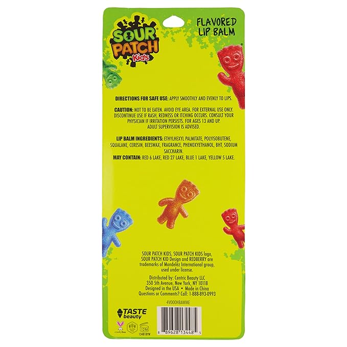 Taste Beauty Sour Patch Kids 8 Pack Lip Balm-Velvo Beauty