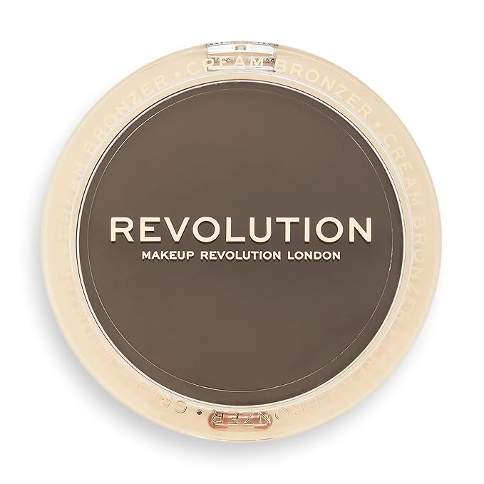 Revolution Beauty, Ultra Cream Face Bronzer, Buildable & Blendable Cream Contour, Vegan & Cruelty Free, Deep, 0.24 Oz.-Velvo Beauty