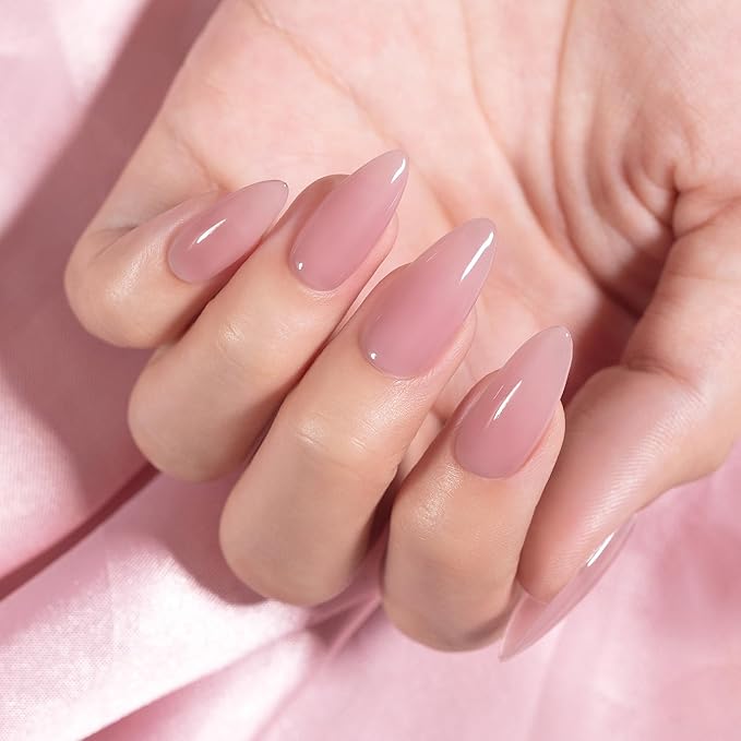 RARJSM Rubber Base Coat Gel Polish Nude Jelly Pink Skin Tone Rubber Base Gel for Nails Natural Nude Color French Manicure Extend Gel Soak Off Curing Requires Single Bottle 15ml Salon Home DIY Use-Velvo Beauty