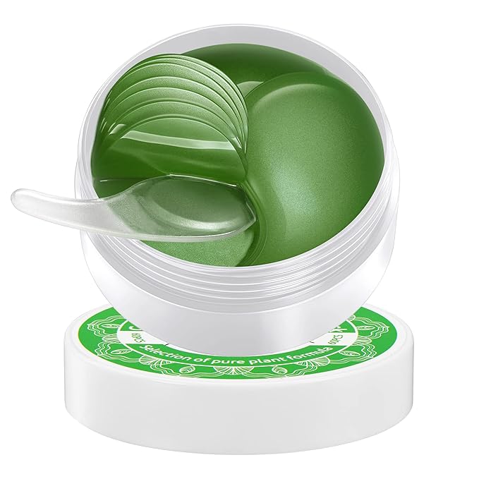 Collagen Under Eye Patches,Seaweed Eye Mask,Under Eye Pad For Dark Circles And Puffiness,Eye Gel Treatment Masks for Puffy Eyes,Under Eye Bags,Anti Wrinkle,Improve and Firm Eye Skin-Velvo Beauty