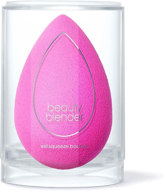 Beautyblender® | Original Pink Beauty Blender Makeup Sponge, Super-Soft Foam Easily Blends Foundations, Powders & Creams, Made in USA, Reusable, Washable, Streak Free Application, Vegan, Cruelty Free-Velvo Beauty