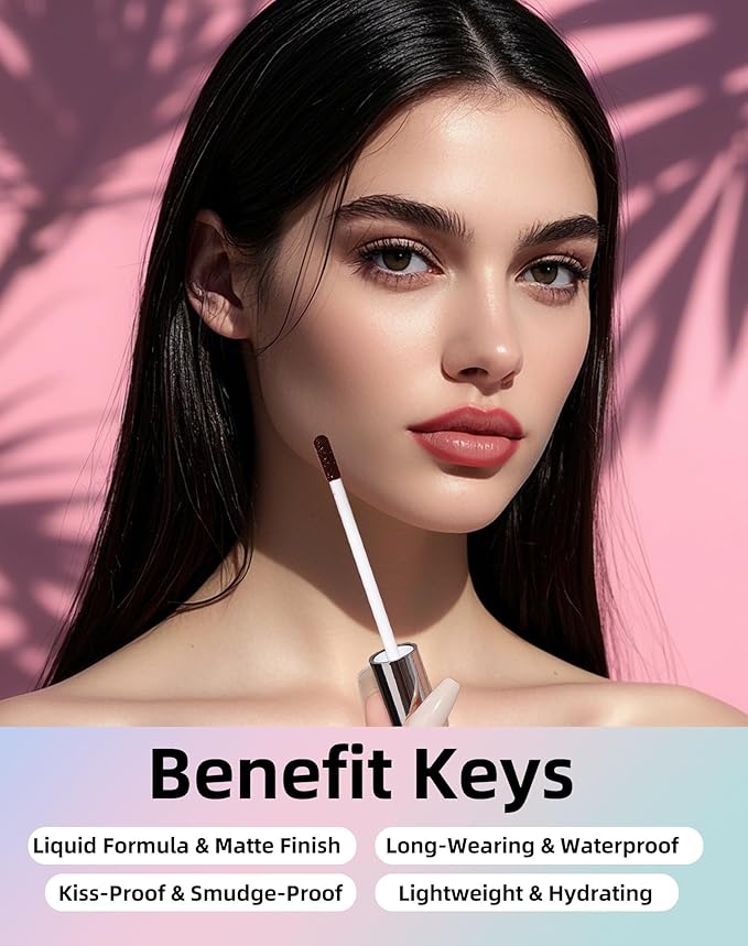 KIMUSE Lip Stain Peel Off, Peel Off Lip Liner Stain with Tweezer, Long Lasting, Waterproof, Transfer Proof Lipstains Color, Smudge-Free, Easy Removal, Matte Finish-Velvo Beauty