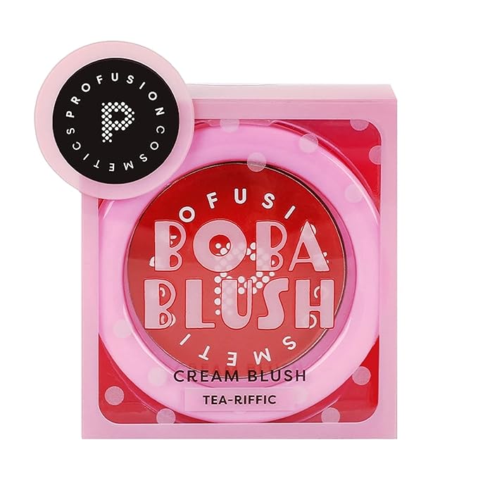 Profusion Cosmetics Cream Blush- Lightweight, Cream Blushes Blend Seamlessly to a Natural Radiant Finish (Tea Eiffic)-Velvo Beauty