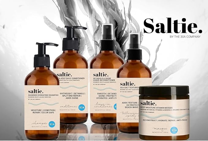 Sea Salt Hair Volumizing Spray Adds Texture, Volume, UV Protection, Beach Wave Finish I For All Hair Types (8.5 fl. oz./250ml)-Velvo Beauty