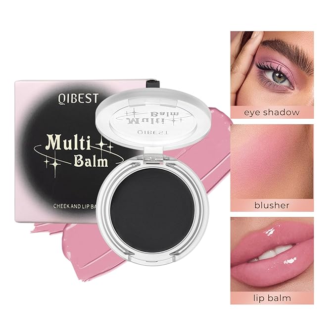 Jolilab Blush Makeup Color Changing Blush Palette Cream Blush Powder Palette Long-Lasting Hydrating Pigment High Impact Buildable Color Smooth Finish for Eyes, Lips & Cheeks(2, pink, 1)-Velvo Beauty