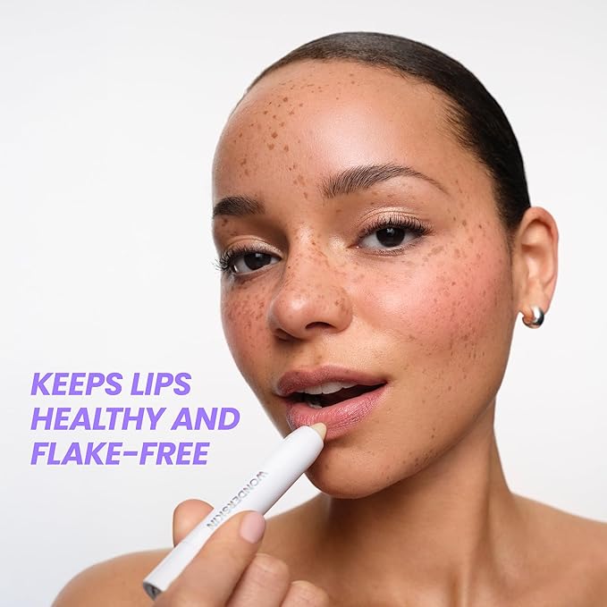 Wonderskin 3-in-1 Lip Scrub Exfoliator & Moisturizer, Lip Exfoliator Scrub, Lip Therapy, Hydrating Lip Balm for Soft, Nourished, Flake-Free Lips with One-Step Prep, 0.10oz-Velvo Beauty