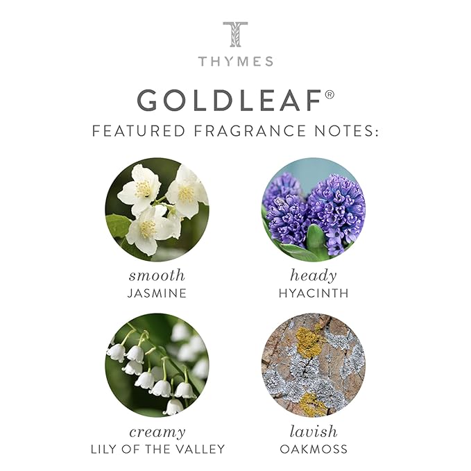 Thymes Perfumed Travel Set and Beauty Bag - Contains Body Wash, Body Lotion & Hand Cream - Goldleaf-Velvo Beauty