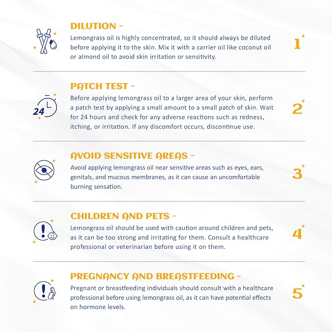 HIQILI 1 Fl Oz Lemongrass Essential Oil, 100% Pure Natural Undiluted for Diffuser, Hair - 30ml-Velvo Beauty