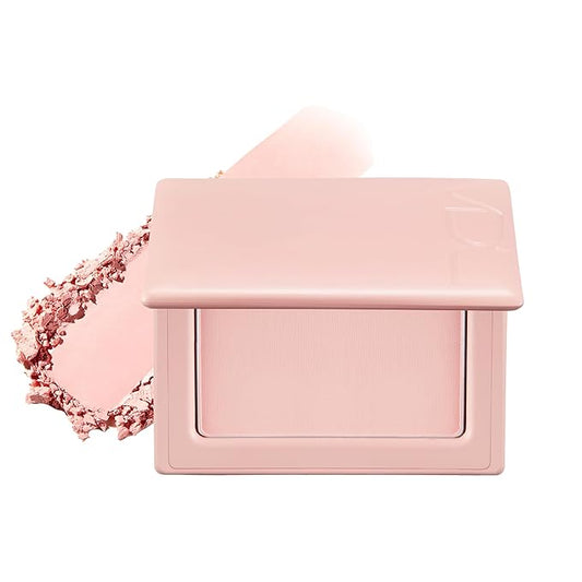 VDL Cheekstain Pastel Blush for Cheeks (Bouncing Peach, 0.2oz) - Lightweight, Velvet Powder Formula - Seamless, Long-Lasting, Natural-Looking Glow | Korean Makeup-Velvo Beauty