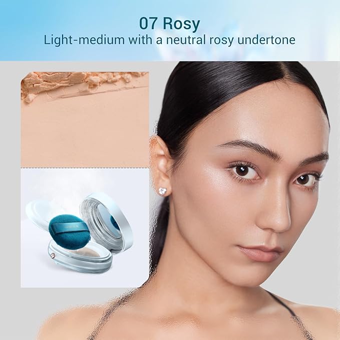 FLORASIS Flawless Jade Breathable Setting Powder (07 Rosy)-Velvo Beauty