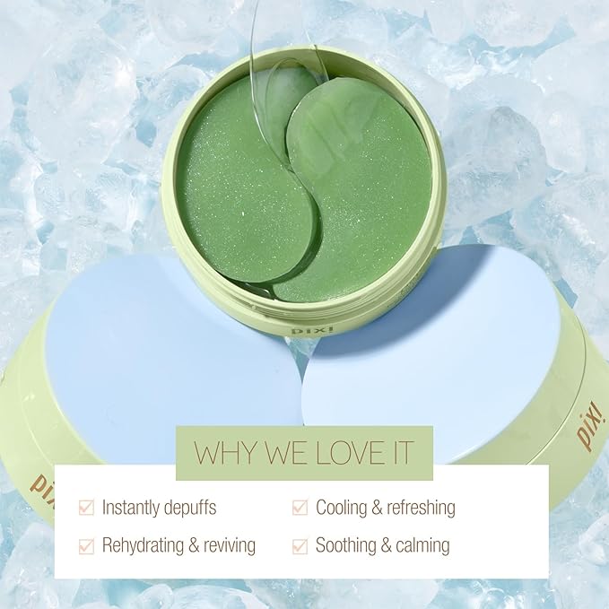 Pixi DetoxifEYE Beauty Hydrogel Under-Eye Patches, 30 Pairs, 60 Patches-Velvo Beauty