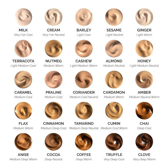 OFIR Skin Satin Medium Coverage Foundation | Lightweight Foundation Makeup with Vegan Formula | Blue Light Protection & Non-Creasing for Long-Lasting Wear | 1 FL OZ (Barley - Light Cool)-Velvo Beauty