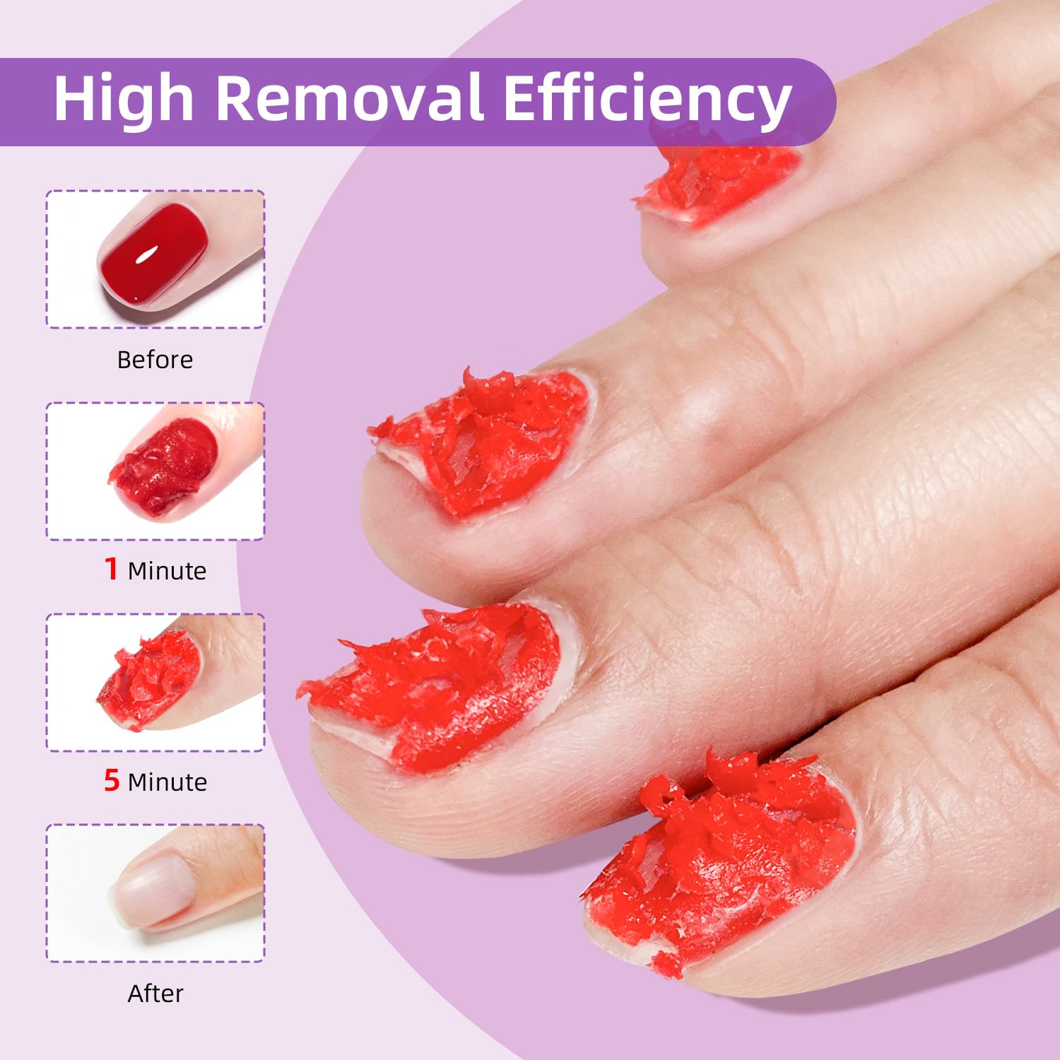 JODSONE 18ML Gel Nail Polish Remover No Need Soaking or Wrapping Gel Remove Within 2-5 Minutes Gel Nail Remover Easy And Quick Remove-Velvo Beauty
