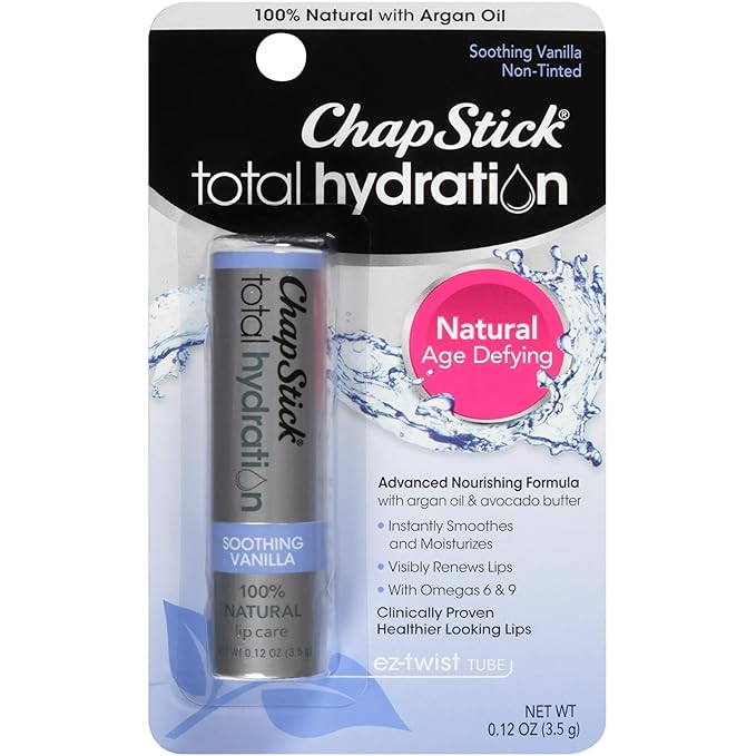 ChapStick Total Hydration Lip Care Soothing Vanilla - Pack of 2-Velvo Beauty
