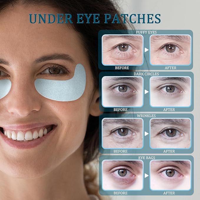 Under Eye Patches for Dark Circles, Eye Masks Gel - Reduce Puffiness and Fine Lines-Velvo Beauty
