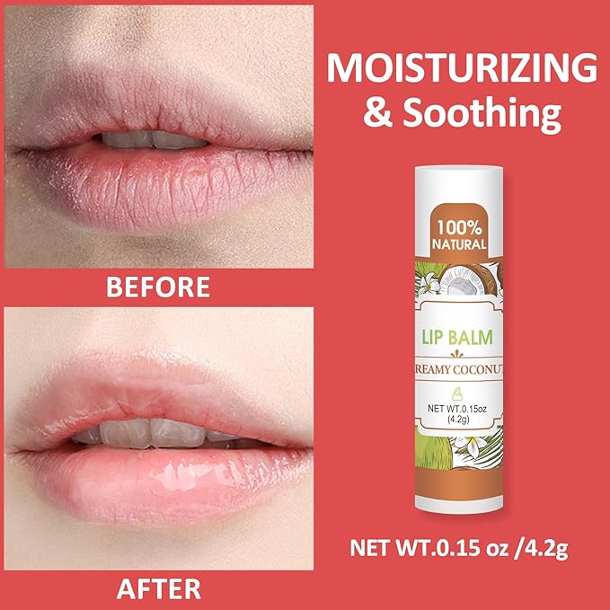 64 Pack Lip Balm, Natural Lip Balm Bulk with Vitamin E and Coconut Oil, Hydrating Lip Balm for Dry Lips, Bulk Lip Balm for Stocking Stuffers - 16 Flavors-Velvo Beauty