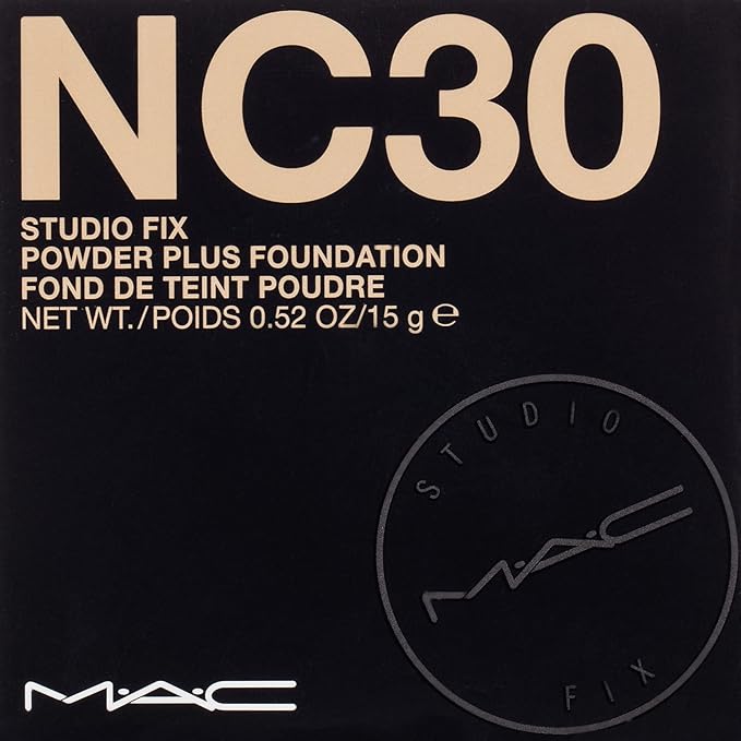 MAC M.A.C. Studio Fix Powder Plus Foundation, NC30, 0.52 Ounce (0773602010509)-Velvo Beauty
