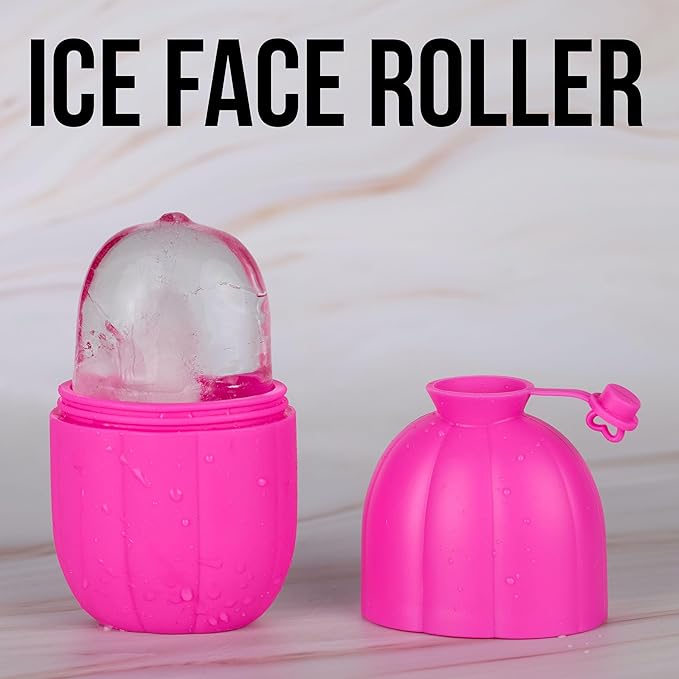 Ice Face Roller - 1pc Ice Roller for Face, Ice Facial Tools, Face Depuffer | Skincare Beauty Tools + Accessories-Velvo Beauty