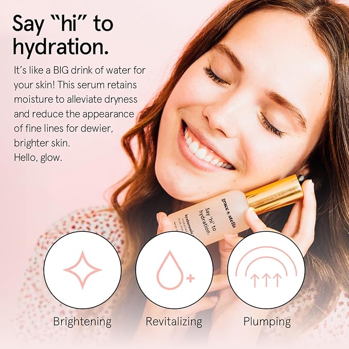 grace & stella Award Winning Hyaluronic Acid Serum (30ml/1 fl oz) Hydrating Hyaluronic Acid Serum for Face - Acido Hialuronico for Women - Remove Fine Lines, Wrinkles, Anti Aging - Vegan Skincare-Velvo Beauty
