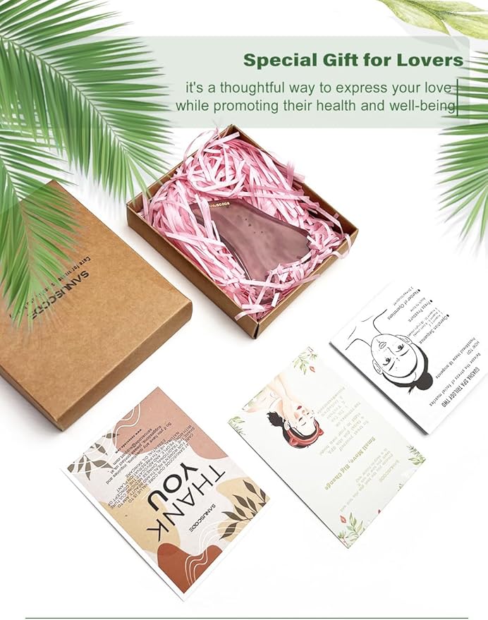 Gua Sha Stone, Gua Sha Facial Tools, Authentic Agate Stone Guasha Tool for Face Massager, Facial Sculpting Lifting Shaper, Genuine Agate Stone Patent Design-Velvo Beauty