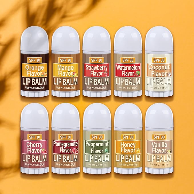 150 Pcs Mini Sunscreen Lip Balms Bulk SPF 30 Lip Balm Sticks Favors with Sunscreen SPF Employee Staff Appreciation Gifts Bulk Team Coworkers Christmas Party Gifts for Travel Beach-Velvo Beauty