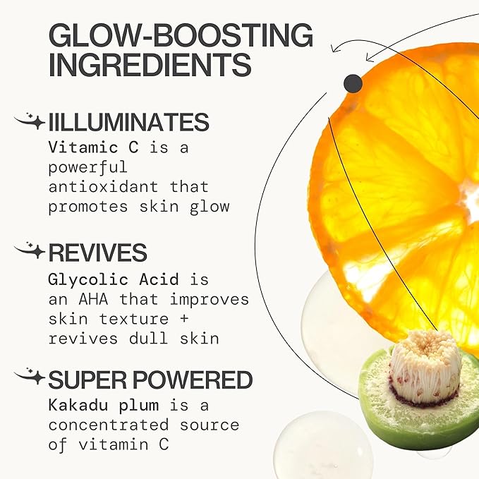 Pacifica Vitamin C Face Serum - Glow Baby Booster Facial Serum - Glycolic Acid Serum For Face - Dark Spot Corrector Anti Aging Brightening - Dermatologist Tested, Fragrance Free, Clean Skin Care Vegan-Velvo Beauty