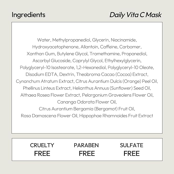 LAPCOS Vita C Sheet Mask, Daily Face Mask with Vitamin C to Renew Skin, Korean Beauty Favorite, 5-Pack-Velvo Beauty