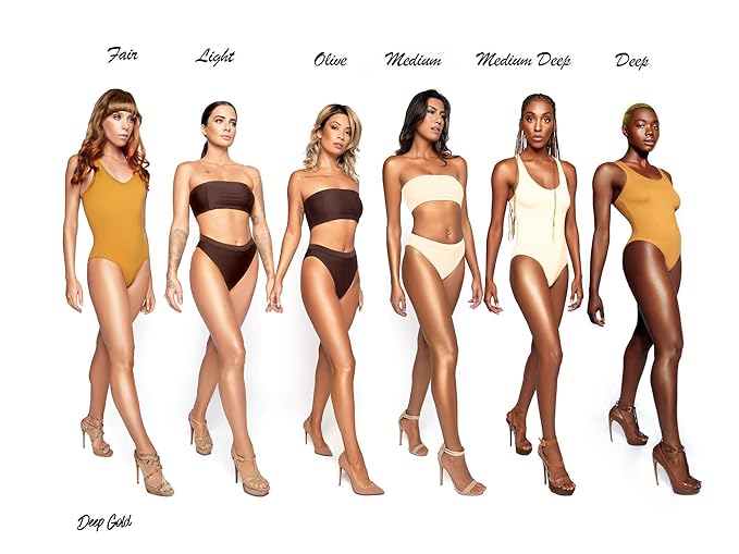 Melanie Mills Hollywood Gleam Body Radiance All In One Makeup, Moisturizer & Glow For Face & Body - Deep Gold, Mini 1 fl.oz.-Velvo Beauty