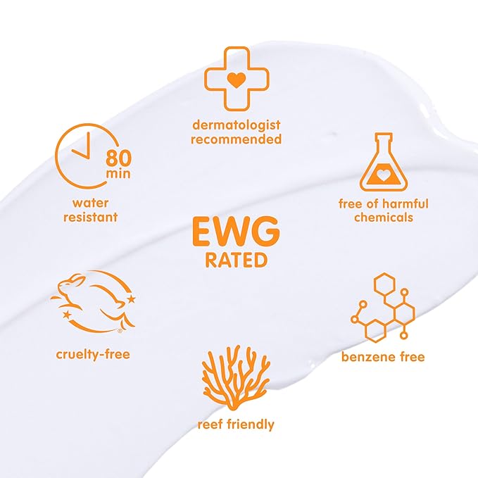 Thinkbaby SPF 50+ Baby Mineral Sunscreen – Safe, Natural Sunblock for Babies - Water Resistant Sun Cream – Broad Spectrum UVA/UVB Sun Protection – Vegan Baby Sunscreen Lotion, 3 Oz.-Velvo Beauty