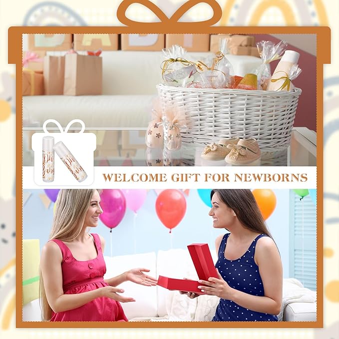 Fumete 50 Pack Jungle Animal Baby Shower Party Gifts Favors Bulk Lip Balms for Guests Boys Girls Neutral Gender Reveal Favors for Baby Shower Prizes Souvenirs Bags Stuffer Classroom Prizes-Velvo Beauty