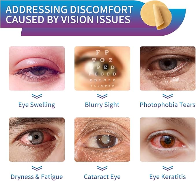 Eye Care Patch 20PCS Eye Pads for Tired Eyes & Dry Eyes Eye Cooling Pads for Puffy Eyes, Office Eye Relief & Refresh Refresh and Revitalize Tired Eyes-Velvo Beauty